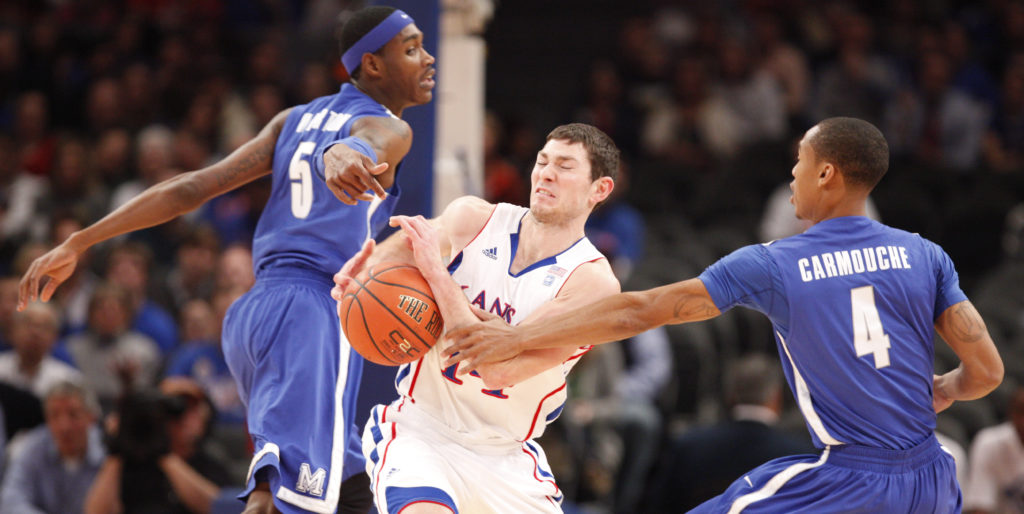 Tyrel Reed Memphis ‘out-toughed’ by Kansas basketball at Madison Square Garden ...